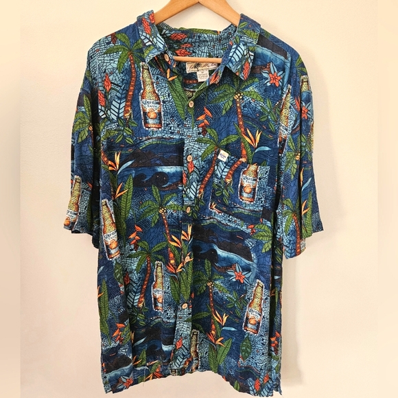 Joe marlin corona Hawaiian shirt - Picture 1 of 6